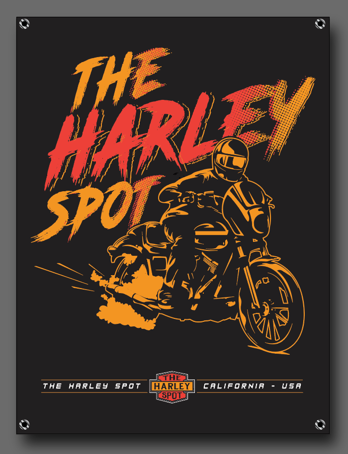 The Harley Spot Burnout Shop Banner