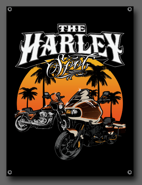 The Harley Spot “Show Time” Shop Banner